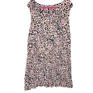 Glitzy Girl T-shirt Dress 2xl Animal Print